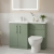 Arno 1100mm Combination Vanity Basin and Toilet Unit