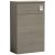 Nuie Arno Back to Wall WC Unit 500mm Wide - Solace Oak Woodgrain