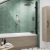 Nuie Arno Wall Hung 1-Door Tall Unit 300mm Wide - Solace Oak Woodgrain | Thumbnail Image