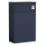 Nuie Arno Back to Wall WC Unit 500mm Wide - Midnight Blue