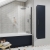 Nuie Arno Wall Hung 1-Door Tall Unit 300mm Wide - Midnight Blue