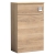 Nuie Arno Back to Wall WC Unit 500mm Wide - Bleached Oak