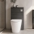 Arno Woodgrain 500mm Back-to-Wall WC Unit | Thumbnail Image