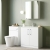 Nuie Arno Floor Standing 2-Door Vanity Unit with Basin-2 800mm Wide - Gloss White