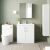 Nuie Arno Floor Standing 2-Door Vanity Unit with Basin-3 800mm Wide - Gloss White