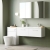 Nuie Arno Wall Hung 2-Drawer Vanity Unit with Double Polymarble Basin 1200mm Wide - Gloss White
