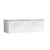 Nuie Arno Wall Hung 2-Drawer Vanity Unit with Carrera Marble Worktop 1200mm Wide - Gloss White | Thumbnail Image
