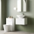 Nuie Arno Wall Hung 1-Drawer Vanity Unit with Worktop 600mm Wide - Gloss White | Thumbnail Image