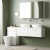 Nuie Arno Wall Hung 2-Drawer Vanity Unit with Worktop 1200mm Wide - Gloss White