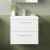 Nuie Arno Wall Hung 2-Drawer Vanity Unit with Basin-1 600mm Wide - Gloss White