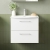 Nuie Arno Wall Hung 2-Drawer Vanity Unit with Basin-4 600mm Wide - Gloss White