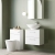 Nuie Arno Wall Hung 2-Drawer Vanity Unit with Worktop 600mm Wide - Gloss White