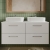 Arno Twin 1200mm 4-Drawer Wall Hung Vanity Unit with Countertop