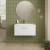 Nuie Arno Wall Hung 1-Drawer Vanity Unit with Basin-1 800mm Wide - Gloss White