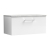 Nuie Arno Wall Hung 1-Drawer Vanity Unit with Bellato Grey Worktop 800mm Wide - Gloss White