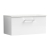 Nuie Arno Wall Hung 1-Drawer Vanity Unit with Sparkling White Worktop 800mm Wide - Gloss White