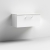 Nuie Arno Wall Hung 1-Drawer Vanity Unit with Sparkling White Worktop 800mm Wide - Gloss White