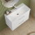 Nuie Arno Wall Hung 2-Drawer Vanity Unit with Basin-3 800mm Wide - Gloss White