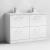 Arno Twin 1200mm 4-Drawer Floor Standing Vanity Unit