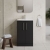 Nuie Arno Floor Standing 2-Door Vanity Unit with Basin-4 500mm Wide - Satin Anthracite | Thumbnail Image