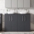 Arno Twin 1200mm 4-Door Floor Standing Vanity Unit with Countertop | Thumbnail Image