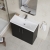 Nuie Arno Floor Standing 2-Door Vanity Unit with Basin-3 800mm Wide - Satin Anthracite