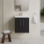 Nuie Arno Wall Hung 2-Door Vanity Unit with Basin-1 500mm Wide - Satin Anthracite | Thumbnail Image