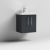Nuie Arno Wall Hung 2-Door Vanity Unit with Basin-3 500mm Wide - Satin Anthracite