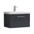 Nuie Arno Wall Hung 1-Drawer Vanity Unit with Basin-1 600mm Wide - Satin Anthracite