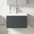 Nuie Arno Wall Hung 1-Drawer Vanity Unit with Basin-3 600mm Wide - Satin Anthracite
