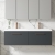 Arno Twin 1200mm 2-Drawer Wall Hung Vanity Unit
