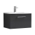 Nuie Arno Wall Hung 1-Drawer Vanity Unit with Basin-4 600mm Wide - Satin Anthracite