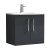 Nuie Arno Wall Hung 2-Door Vanity Unit with Basin-4 600mm Wide - Satin Anthracite