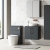 Nuie Arno Wall Hung 2-Door Vanity Unit with Worktop 600mm Wide - Satin Anthracite | Thumbnail Image