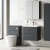 Nuie Arno Wall Hung 2-Drawer Vanity Unit with Basin-1 600mm Wide - Satin Anthracite