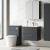 Nuie Arno Wall Hung 2-Drawer Vanity Unit with Basin-2 600mm Wide - Satin Anthracite