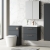 Nuie Arno Wall Hung 2-Drawer Vanity Unit with Basin-3 600mm Wide - Satin Anthracite