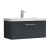 Nuie Arno Wall Hung 1-Drawer Vanity Unit with Basin-1 800mm Wide - Satin Anthracite