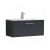 Nuie Arno Wall Hung 1-Drawer Vanity Unit with Basin-2 800mm Wide - Satin Anthracite