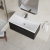 Nuie Arno Wall Hung 1-Drawer Vanity Unit with Basin-3 800mm Wide - Satin Anthracite