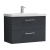 Nuie Arno Wall Hung 2-Drawer Vanity Unit with Basin-3 800mm Wide - Satin Anthracite