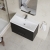 Nuie Arno Wall Hung 2-Drawer Vanity Unit with Basin-3 800mm Wide - Satin Anthracite