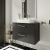 Arno 800mm 2-Drawer Wall Hung Vanity Unit with Countertop
