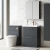 Nuie Arno Floor Standing 2-Drawer Vanity Unit with Basin-3 600mm Wide - Satin Anthracite