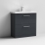 Nuie Arno Floor Standing 2-Drawer Vanity Unit with Basin-1 800mm Wide - Satin Anthracite