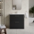 Nuie Arno Floor Standing 2-Drawer Vanity Unit with Basin-2 800mm Wide - Satin Anthracite