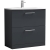 Nuie Arno Floor Standing 2-Drawer Vanity Unit with Basin-4 800mm Wide - Satin Anthracite