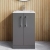 Arno 500mm 2-Door Floor Standing Vanity Unit | Thumbnail Image