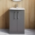 Arno 500mm 2-Door Floor Standing Vanity Unit | Thumbnail Image