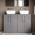 Arno Twin 1200mm 4-Door Floor Standing Vanity Unit with Countertop | Thumbnail Image